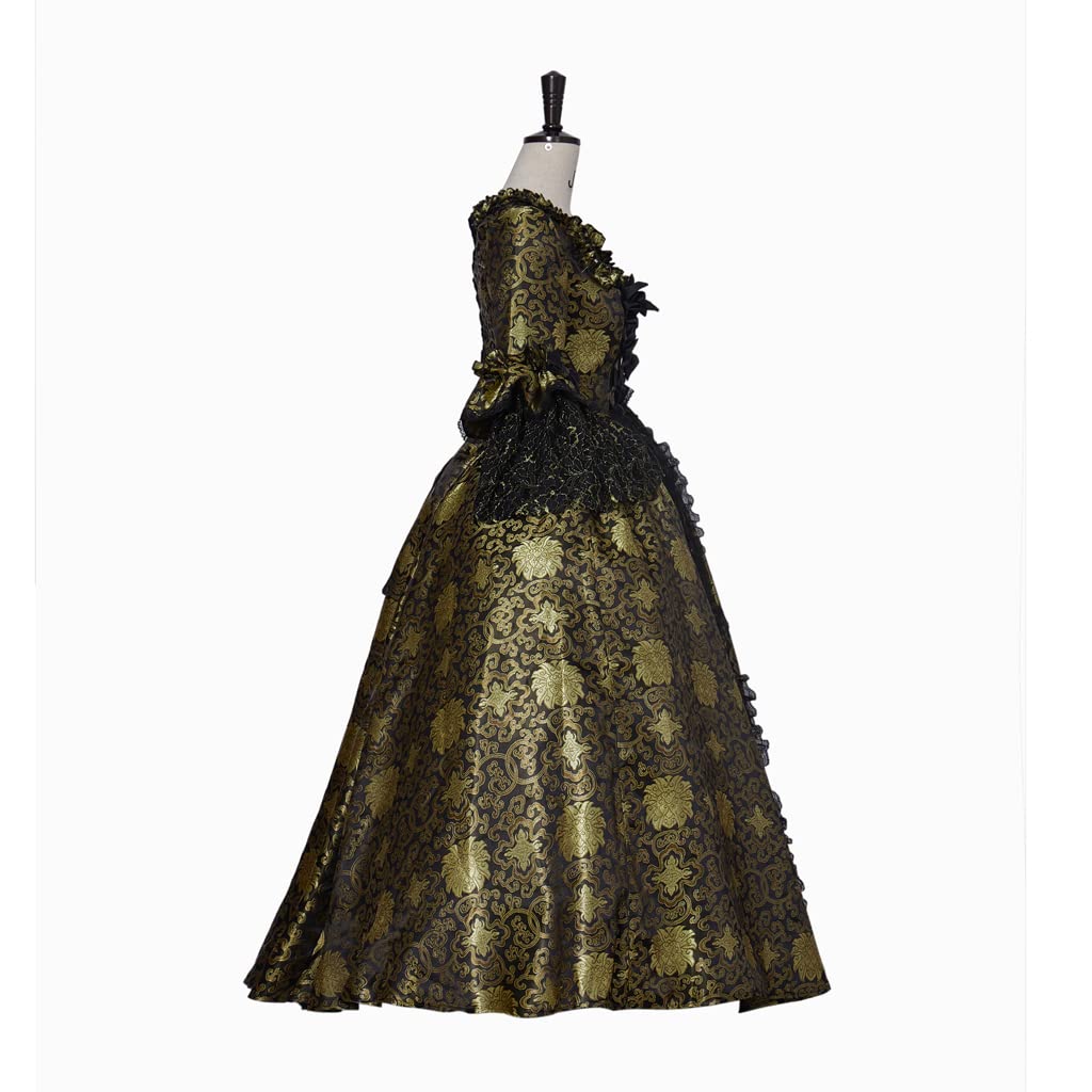 iSHOWcos Women's 18th Century Marie Antoinette Colonial Rococo Baroque Masquerade Cosplay Ball Gown Dress - Image 4