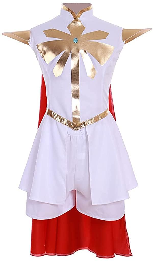 Princess of Power Shera Adora Cosplay Costume Women's Suit with Cloak for Halloween - Image 3